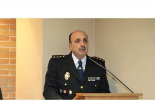 El nuevo comisario de Polica Nacional de Getafe toma posesin de su cargo.
