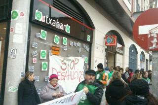 Este martes juzgan a dos miembros de la PAH de Getafe por las protestas en una sucursal bancaria.