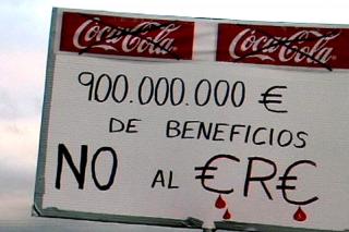 IU exige a la Comunidad de Madrid que rompa sus convenios con Coca- Cola y que recupere sus subvenciones.