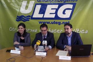 ULEG prepara dos querellas contra el alcalde de Legans por la Reforma Local y Coca- Cola.