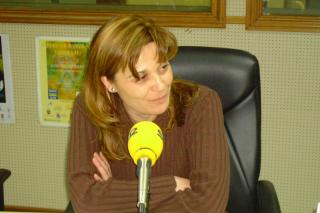 Carmen Guijorro, alcaldesa de San Martn de la Vega en los estudios de Ser Madrid Sur
