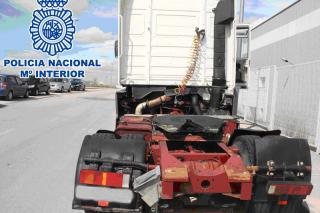 La Polica detiene a tres ladrones de remolques de camiones que actuaron en Getafe