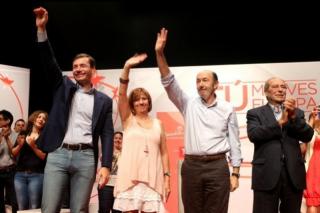 Rubalcaba dice en Fuenlabrada que las europeas son la primera batalla para el cambio en Espaa 