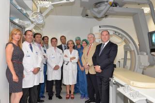 El consejero de Sanidad inaugura una nueva unidad hemodinmica en el Hospital Infanta Elena de Valdemoro