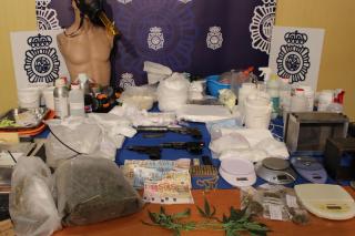La Polica desmantela varios laboratorios de droga en Getafe y Legans y desarticula su organizacin