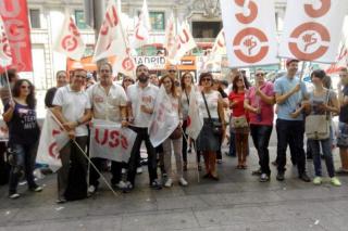 Todos los grupos polticos de Getafe dan su apoyo a los trabajadores de la teleoperadora Atento
