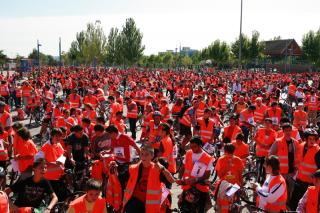 Unos 2.000 vecinos han participado en la VI Fiesta de la Bicicleta de Legans.