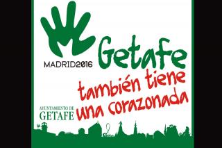 Getafe inicia una campaa a favor de la candidatura olmpica Madrid 2016.