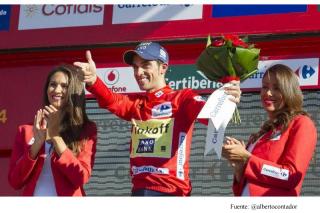 Alberto Contador se viste de rojo tras la ltima contrarreloj en La Vuelta