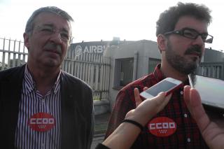 Los trabajadores de Airbus en Getafe recuerdan el cuarto aniversario de los incidentes producidos en una huelga general
