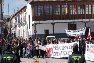 Vecinos de Valdemoro vuelven a manifestarse contra la instalacin de un crematorio en la ciudad