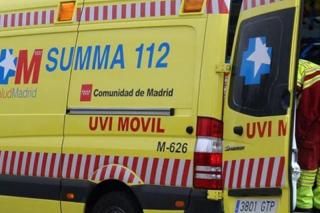 En estado grave el joven herido en un accidente de trfico en Fuenlabrada