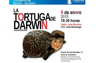Teatro solidario para los ms desfavorecidos de Legans con La Tortuga de Darwin