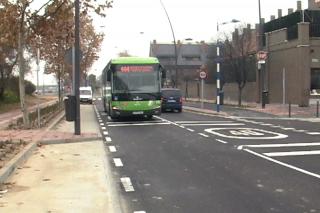 Restablecido el servicio de autobuses en la Avenida de la Libertad de Getafe 