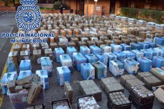La Policía desarticula una red internacional de tráfico de hachís con detenciones en Pinto y Parla