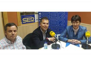 Sainz (IU), García Villares (UPyD) y Delgado (ULEG) analizan los resultados en las elecciones andaluzas