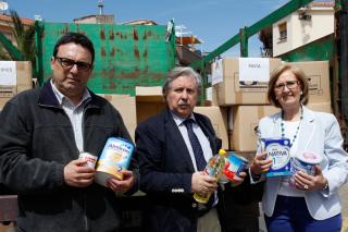 Cubas de la Sagra dona 850 kilos de alimentos al comedor del Hospitalillo de San José en Getafe