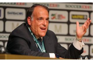 Javier Tebas cree que el Getafe CF está “en mucho peligro” de descenso administrativo