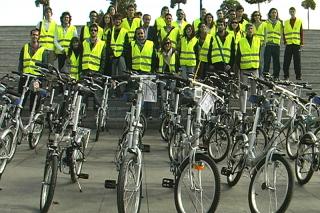 50 alumnos de la URJC podrn ir a clase en bicis cedidas por el Ayuntamiento de Fuenlabrada. 