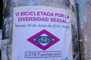 VI edición de la “Bicicletada por la Diversidad Sexual” en Fuenlabrada