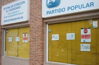 El PP de Pinto denuncia un segundo ataque a su sede en poco menos de un mes.