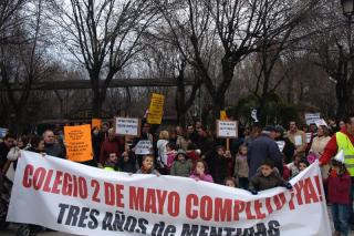 Los padres del colegio Dos de Mayo de Pinto desconvocan la concentracin prevista para esta tarde
