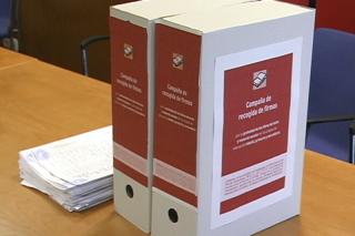 Fuenlabrada recoge 27.000 firmas para exigir a la Comunidad de Madrid la gratuidad de los libros de texto.