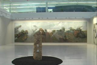 AENA inaugura en el CEART la exposicin El arte en los aeropuertos.