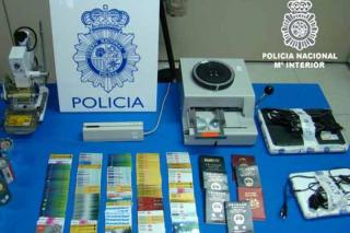 Polica Nacional desmantela en Getafe un laboratorio de clonacin de tarjetas bancarias
